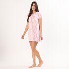 Women's Muted Lavender Sleeveless Casual Nighty, गुलाबी, small