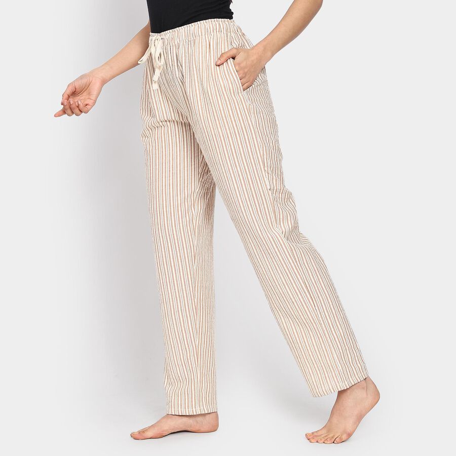 Ladies' 100% Cotton Pyjama , ऑफ व्हाइट, large image number null