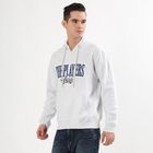 Men's Light Grey Hooded Neck Casual Sweatshirt, मिश्रित हल्का ग्रे, small image number null