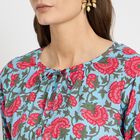 Ladies' Ethnic Set , मध्यम नीला, small image number null
