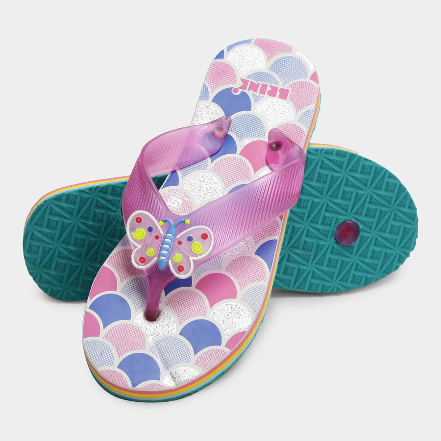 Kids' Slippers, Pink, large image number null