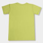 Boys' Half Sleeves T-Shirt, Light Green, small image number null