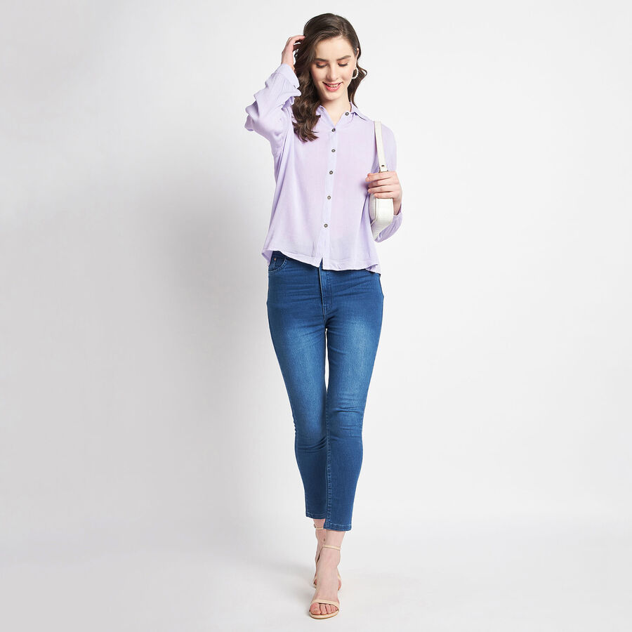 Solid Shirt, Lilac, large image number null