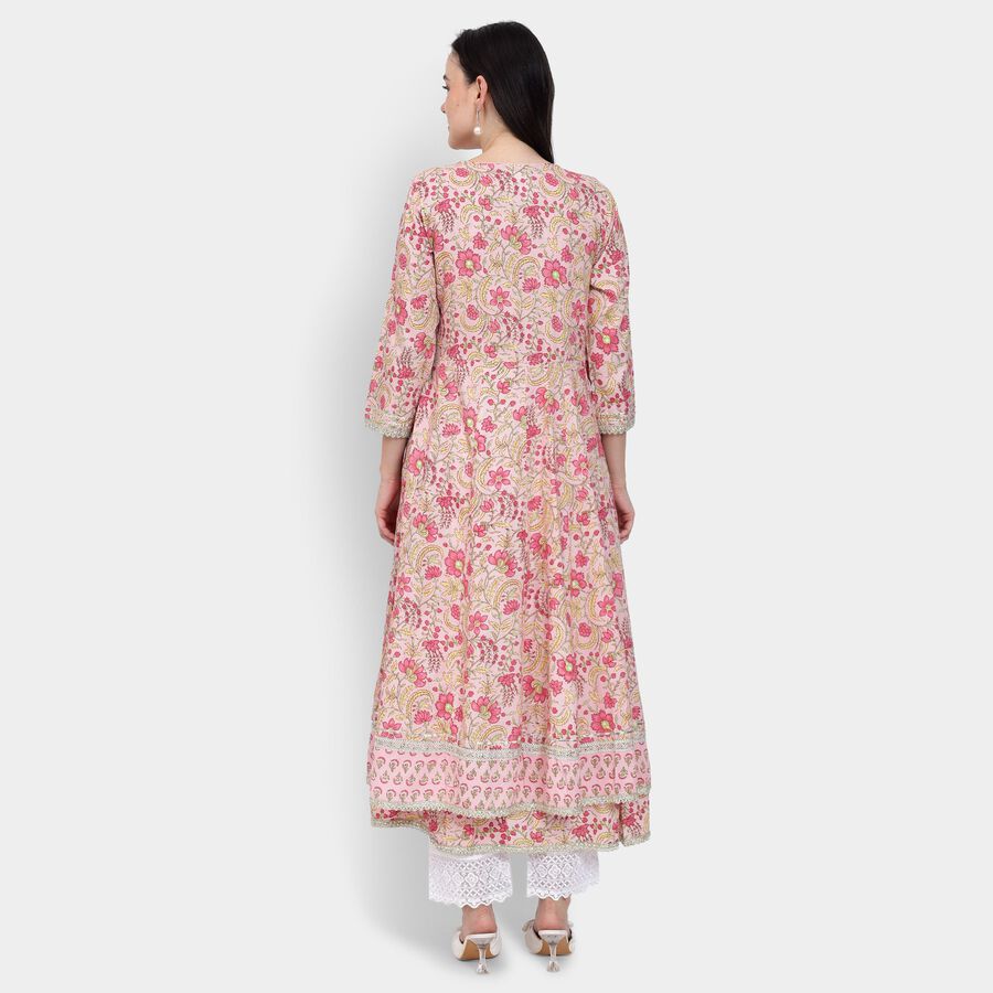 Ladies' Kurta Pyjama Set, Light Pink, large image number null