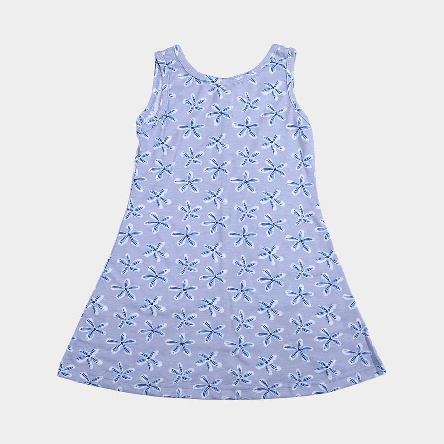 Girls' Frock, Light Blue, large