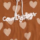 Girls' Sweatshirt, Brown, small image number null