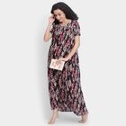 Ladies' Nighty , काला, small image number null