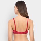 Ladies' 100% Cotton Bra , लाल, small image number null