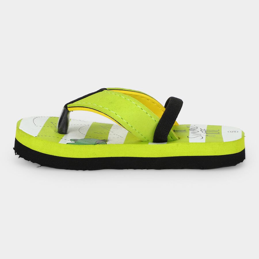 Boys' Slipper, Green, large