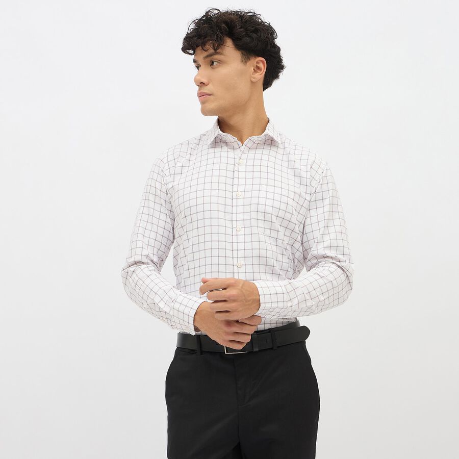 Men's Formal Shirt, काला, large image number null