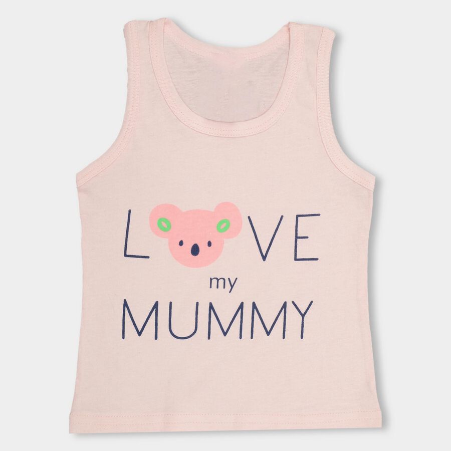 Infants' Vest, गुलाबी, large image number null