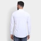 Men's 100% Cotton Casual Shirt, सफ़ेद, small