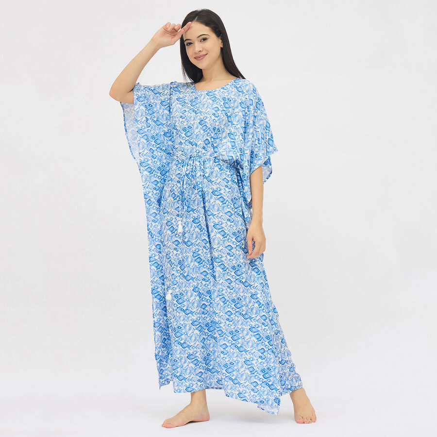 Ladies' Full Length Nighty , White, large image number null