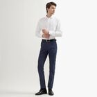 Men's Slim Fit Formal Trousers, Navy Blue, small image number null