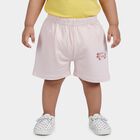 Infants' Pink Regular Fit Printed Half Pant, Pink, small