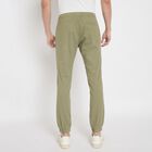 Men's Slim Fit Casual Trousers , हल्का हरा, small image number null