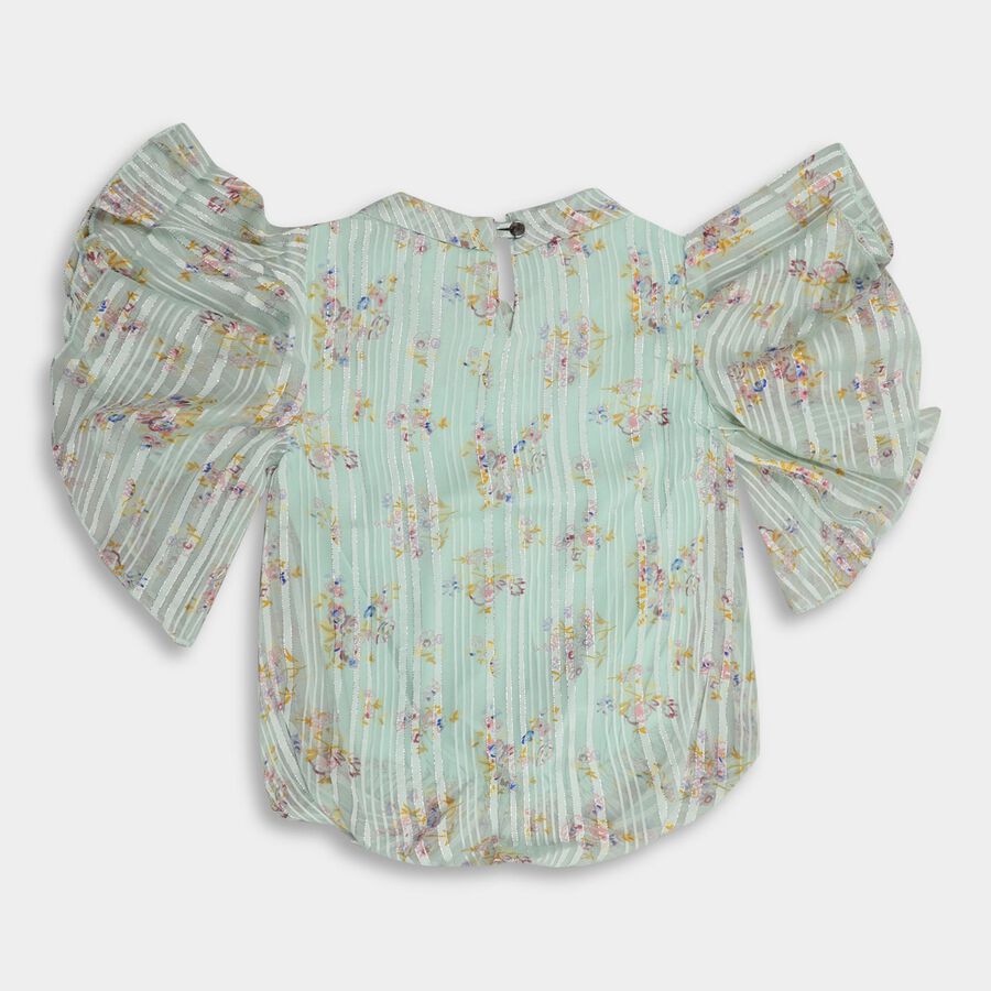 Girls' T-Shirt , Aqua, large image number null
