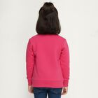 Girls' Sweatshirt, रानी (फ्यूशिया), small image number null