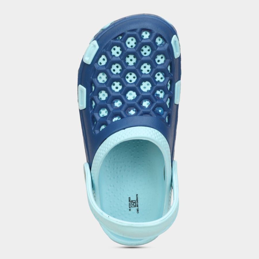 Boys Solid Clog, Blue, large image number null