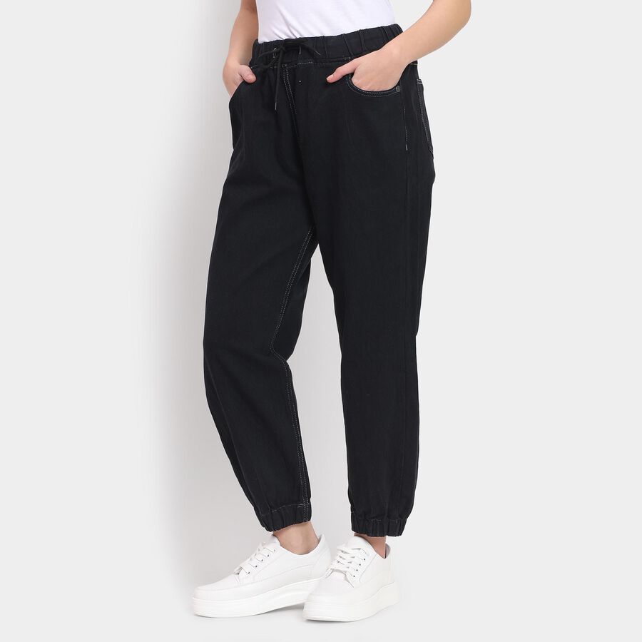 Ladies' Jeans , काला, large image number null