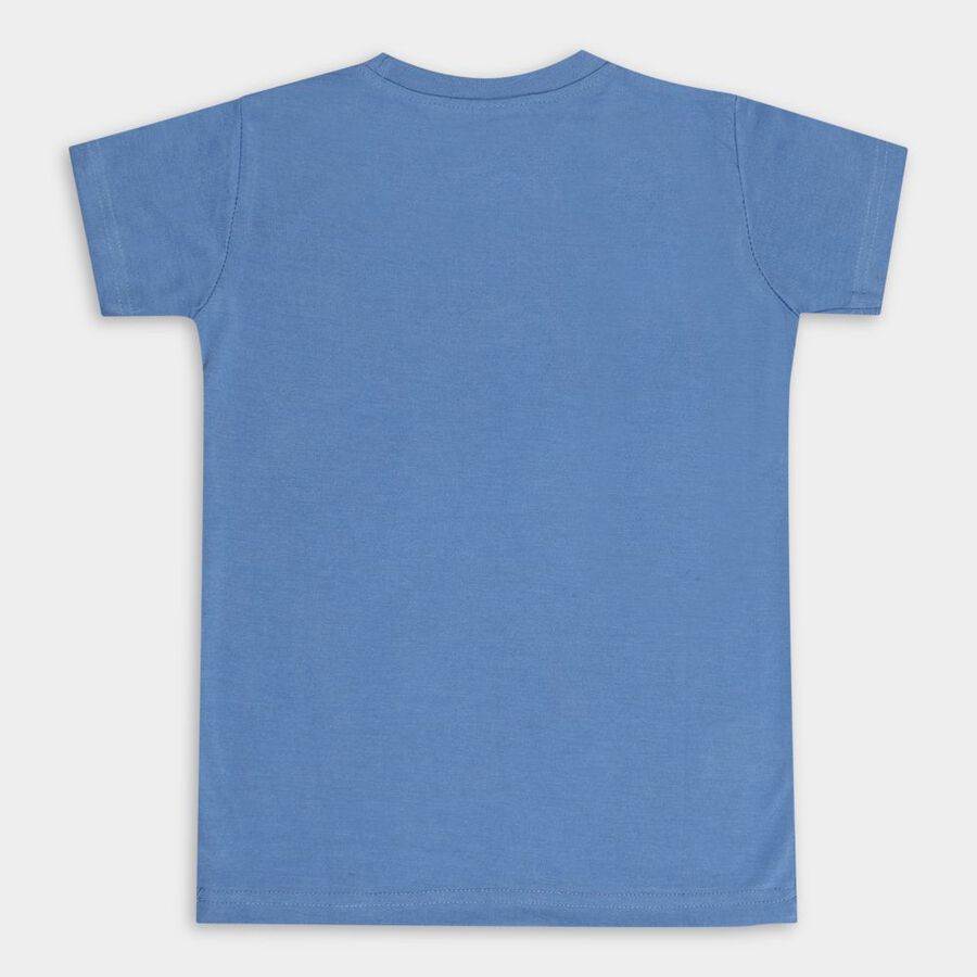 Boys T-Shirt, मध्यम नीला, large image number null