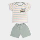 Infant Boys' 100% Cotton Baba Suit, Light Green, small image number null
