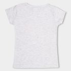 Girls' T-Shirt, मिश्रित हल्का ग्रे, small image number null