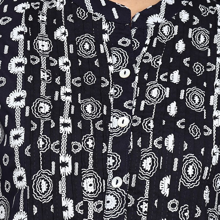 Ladies' Kurta , नेवी ब्लू, large image number null
