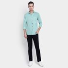 Cotton Solid Casual Shirt, Light Green, small image number null