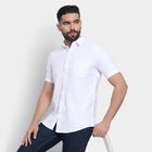 Men's Casual Shirt, सफ़ेद, small image number null