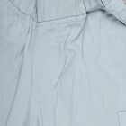 Infants Light Steel Blue Regular Fit Elastic Waist Trousers, Teal Blue, small image number null