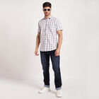Cotton Checks Casual Shirt, White, small image number null
