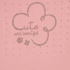 Girls' 100% Cotton T-Shirt, Light Pink, small