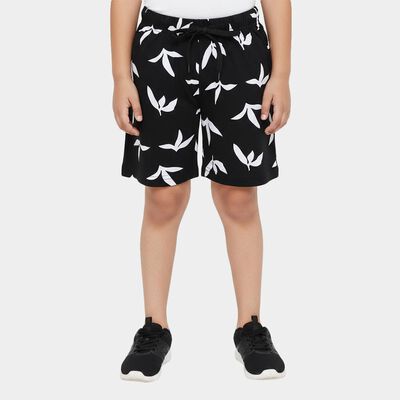 Boys' Black Regular Fit Cargo Style Bermuda Shorts