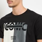 Men's 100% Cotton Round Neck Half Sleeves T-Shirt , Black, small image number null