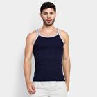 Men's 100% Cotton Gym T-Shirt , Navy Blue, small