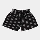 Striped Shorts, Black, small image number null