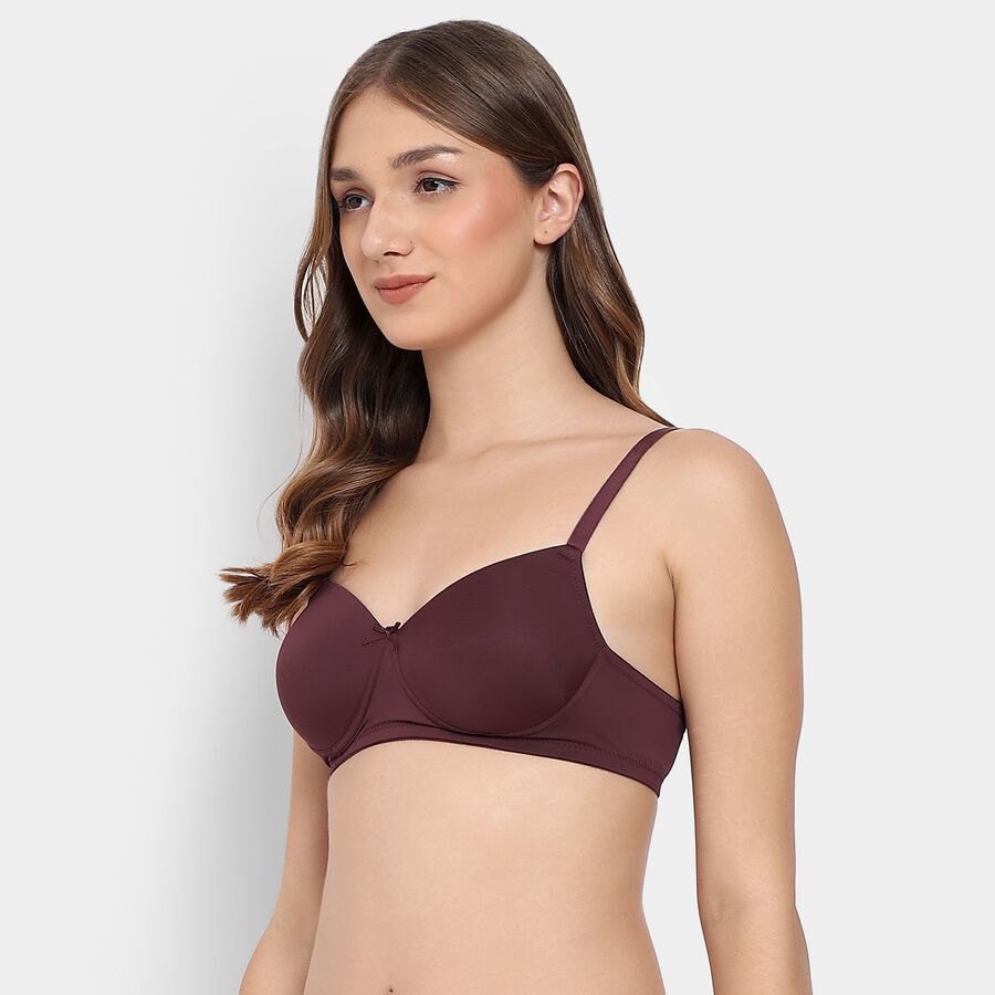 Ladies' Padded Bra, Brown, large image number null