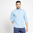 Cotton Printed Casual Shirt, Light Blue, small image number null