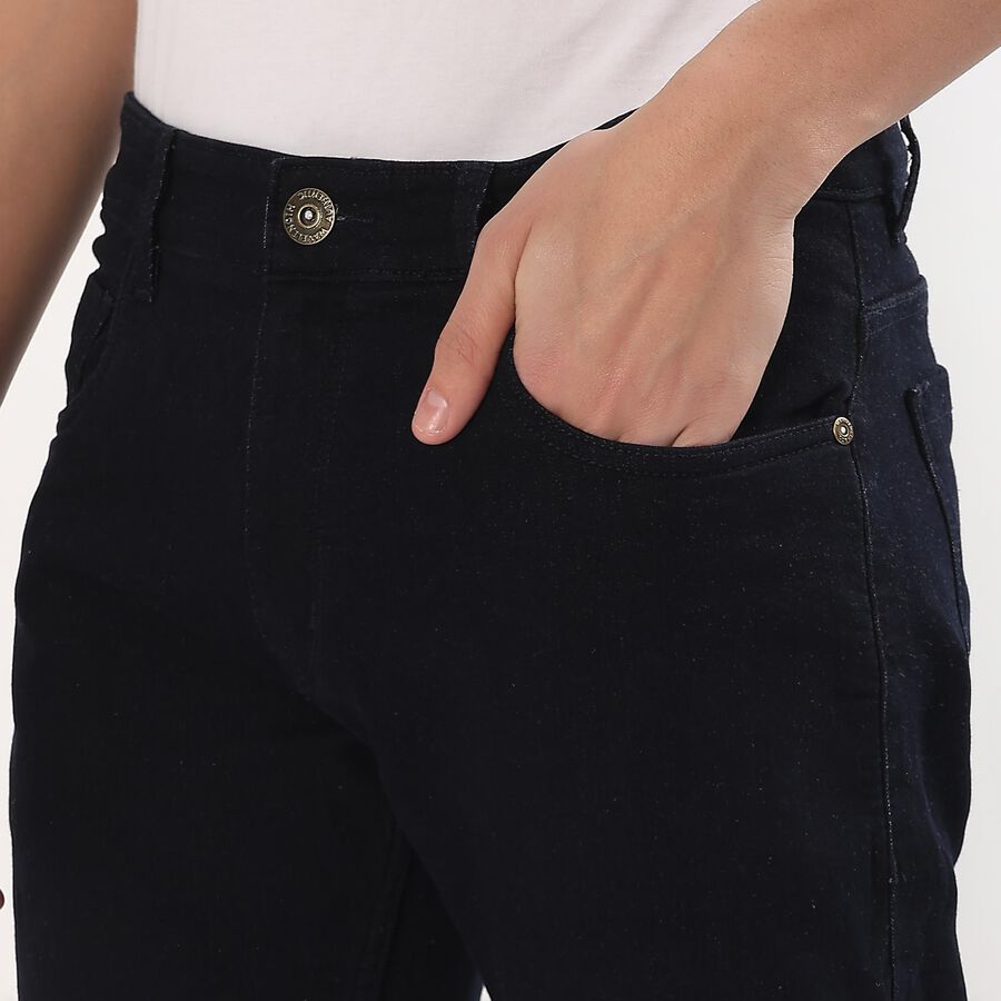 Men's Slim Fit Jeans, Dark Blue, large