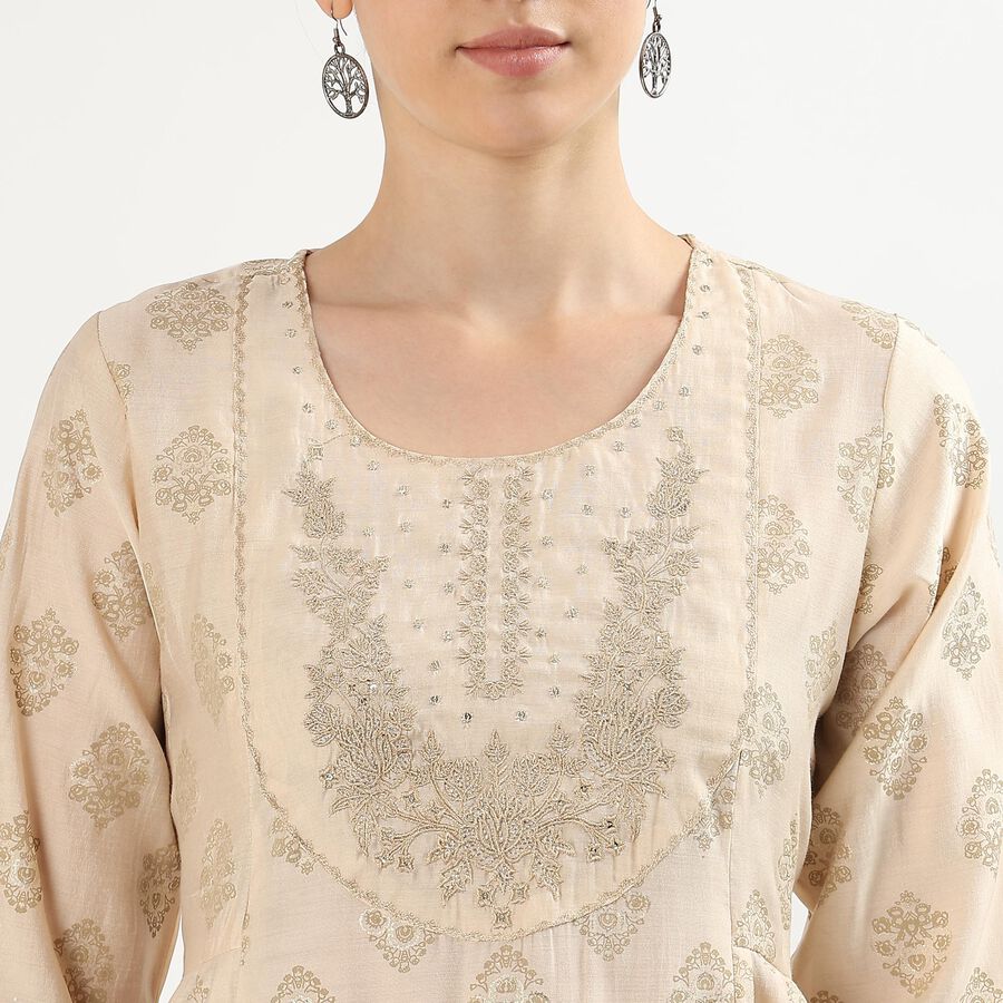 Ladies' Ethnic Set, ऑफ व्हाइट, large image number null