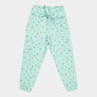 Girls All Over Print Trousers, Light Green, small image number null