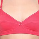 Ladies' 100% Cotton Bra , मूँगा (कोरल), small image number null