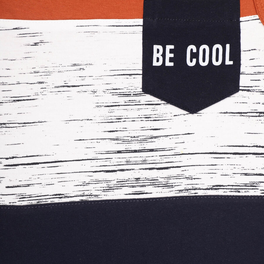 Boys All Over Print T-Shirt, Rust, large image number null
