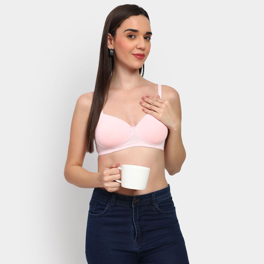 Ladies' Bra, हल्का गुलाबी, large image number null