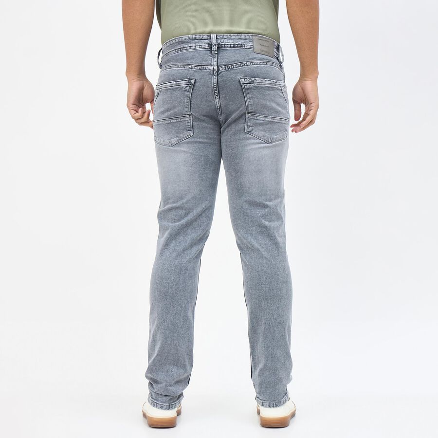 Men's Slim Fit Jeans, Light Grey, large