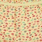 Girls Yellow Regular Fit Floral Bloomer, पीला, small