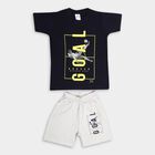 Boys Cotton Baba Suit, नेवी ब्लू, small image number null