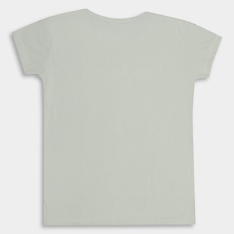 Girls' T-Shirt , हल्का हरा, large image number null