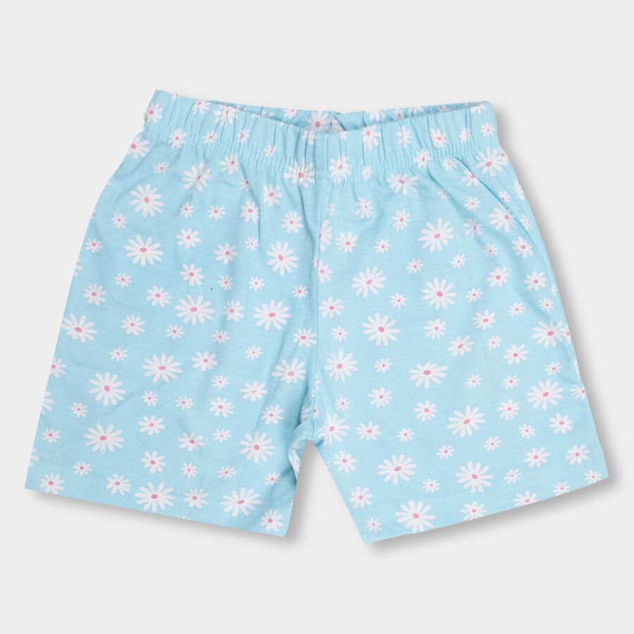 Girls' Pull Ups Shorts , Light Blue, large image number null